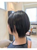 髪質改善ストレート  コンパクトショートボブ