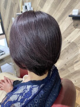 ルネッサンスヘアー ラファエロ(RAFFAELLO) 艶々グレーカラー　ラベンダーブラウン　秋 color 秋色