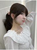 韓国風レイヤーカット髪質改善ダブルカラーハッシュカット
