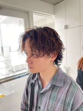 ヘアサロン ガリカ 表参道(hair salon Gallica) 【メンズパーマ】伸ばしかけに◎くせ毛風ミディアムパーマ