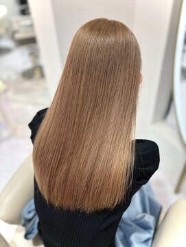 【MONA】ミルクティーベージュ/デザインカラー/艶カラー