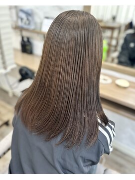 ラウラアンドロー(LAURA&RO) ミルクティーベージュダブルカラーインナーカラーケアブリーチ