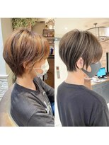 バンプ ギンザ(BUMP GINZA) 30代40代50代前髪あり銀座小顔大人かわいいくびれショートヘア伊