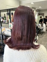 シャムオーツー 国分寺(CHAM:O2)&nbsp;ピンクバイオレッド/透明感カラー/ブリーチなしカラー