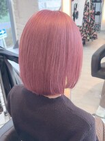 インク サカエ(inq sakae)&nbsp;ケアブリーチ2回/アイスピンク/ショートボブ