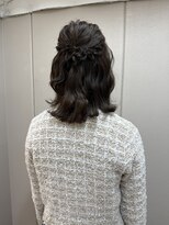 エレノア 目黒店(Eleanor)&nbsp;【ヘアセット】ボブでも可愛いハーフアップ
