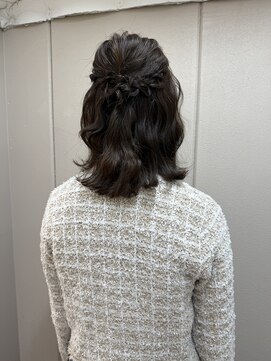エレノア 目黒店(Eleanor) 【ヘアセット】ボブでも可愛いハーフアップ