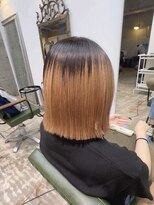 ヘアーラボ ハチ(HAIR LABO HACHI)&nbsp;ブリーチヘア/髪質改善ストレート/セミディ