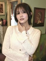 ランプ 代官山(the lamp)&nbsp;大人の透明感タイトブラウンショートミディアムレイヤー
