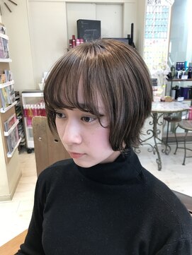 美容室 パルス 静岡鷹匠店(PALS) 外ハネエアリーショート