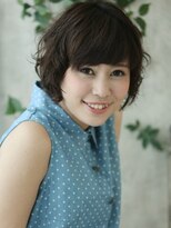 エマージュ 大宮(Emerge)&nbsp;顔周りを包み込む毛先でラブリー度を底上げパーマ