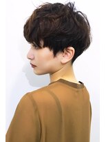 ラウンジ モリオ イケブクロ(Lounge MORIO Ikebukuro) 【morio池袋】小顔に見せる、くせ毛風パーマショート