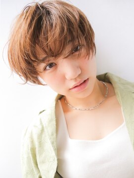 ヴェルダ 池袋店(verda) 丸みshort×オレンジカラー◎Yamamoto