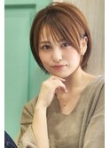 ナチュラルショートボブ