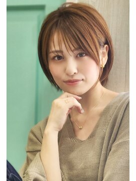 ホノ(hono) ナチュラルショートボブ
