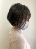 大人可愛いクールショートボブ　
