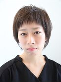 【アキ☆出来る女性を感じさせるショートウルフマッシュ】