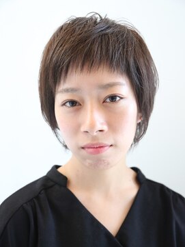 ポンテ 那珂川店(ponte) 【アキ☆出来る女性を感じさせるショートウルフマッシュ】