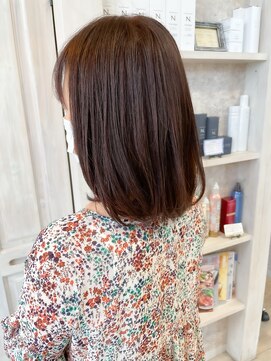 キャアリー(Caary) 福山市美容室Caary人気 ツヤツヤピンク系カラー