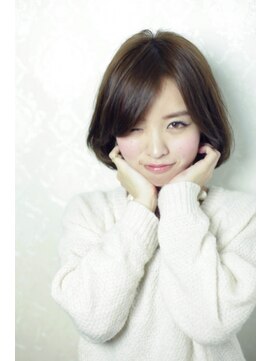 美容室 リーフ 竜南店(LeaF) 重めボブに☆ナチュラルシアーな愛され女子