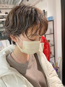 コワファーストナガサキシャンプーボーイ(COIFF1RST NAGASAKI SHAMPOO BOY) ショートパーマ　マッシュショート/20代ヘア/30代ヘア/40代ヘア