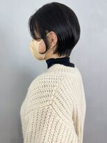 アイティーバイアルバム 下北沢店(IT by ALBUM)&nbsp;ショートダークグレー_アースカラーくびれヘアツートン_ba367361