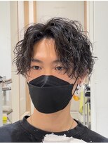 アース オーセンティック 武蔵小山店(EARTH Authentic)&nbsp;ツイストスパイラル//センターパート/武蔵小山美容室/メンズヘア