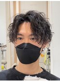 ツイストスパイラル//センターパート/武蔵小山美容室/メンズヘア