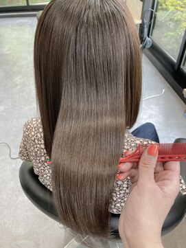 ローカス(Locus) アッシュベージュ/柔らカラー/髪質改善トリートメント