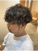 カール感強めのミックススパイラルパーマ【佐藤和弥】