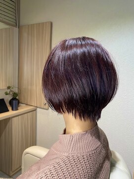 サルファ ヘアデザイン 名古屋 丸の内(S.ALPHA HAIR DESIGN) バイオレットアッシュ×ショートボブ