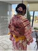 浴衣着付け&ヘアアレンジ