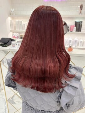 リルミー(Lilme) ブリーチあり*ストロベリーチョコレートカラー*まゆ