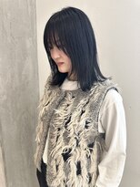 ヨーク(YOKE)&nbsp;YOKE 切りっぱなしボブ顔まわりレイヤー外ハネブルージュ