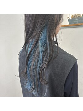 アットホーム(@HOME) インナーカラー×水色