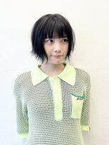 ココ 原宿(KOKO)&nbsp;黒髪 小顔 クラゲヘアー オリーブグレー ココアベージュ