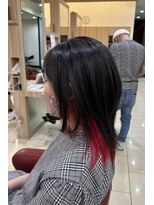 プログレス 小平小川店(PROGRESS)&nbsp;インナーカラー/レッド/ウルフ