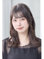 ミチオ ノザワ ヘアサロン ギンザ(Michio Nozawa HAIR SALON Ginza)&nbsp;30代40代小顔カットミディアムスタイルグレーベージュ