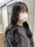 韓国風カット+艶カラー+パーマ(大宮)