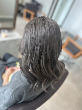 シエル 羽生店(Ciel) アッシュグレー　こなれミディ　イメチェンスタイル