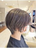 ショートカット 透明感カラー 仙台 アリエス 20代 30代 40代