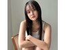 【顔まわり特化】似合わせ前髪カット＋前髪縮毛矯正＋カラー＋トリートメント