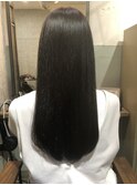 ダークカラー　髪質改善ストレート　ヘッドスパ　艶髪　白髪染め
