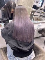 キング(K!ng)&nbsp;縮毛矯正髪質改善ハイライトレイヤーカット枚方美容室エクステ