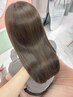 ★早割特典有★クセでお悩みの方に！髪質改善縮毛矯正＋カット＋カラー￥22000