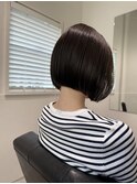 髪質改善　切りっぱなしボブ