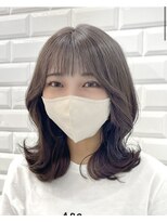 リルミー ミュエナ 大須 矢場町(Lilme myuena)&nbsp;【くびれミディアム×アッシュグレージュ】＊rina＊