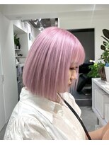 シエラ 心斎橋(CIERA.)&nbsp;髪型 ミディアムウルフボブボブウルフハイライト