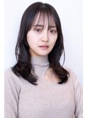 顔周りレイヤー/20代30代大人かわいい/グレージュ