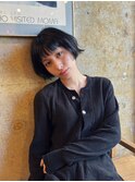 ミニボブ/ニュアンスパーマ/顔周りカット/20代30代